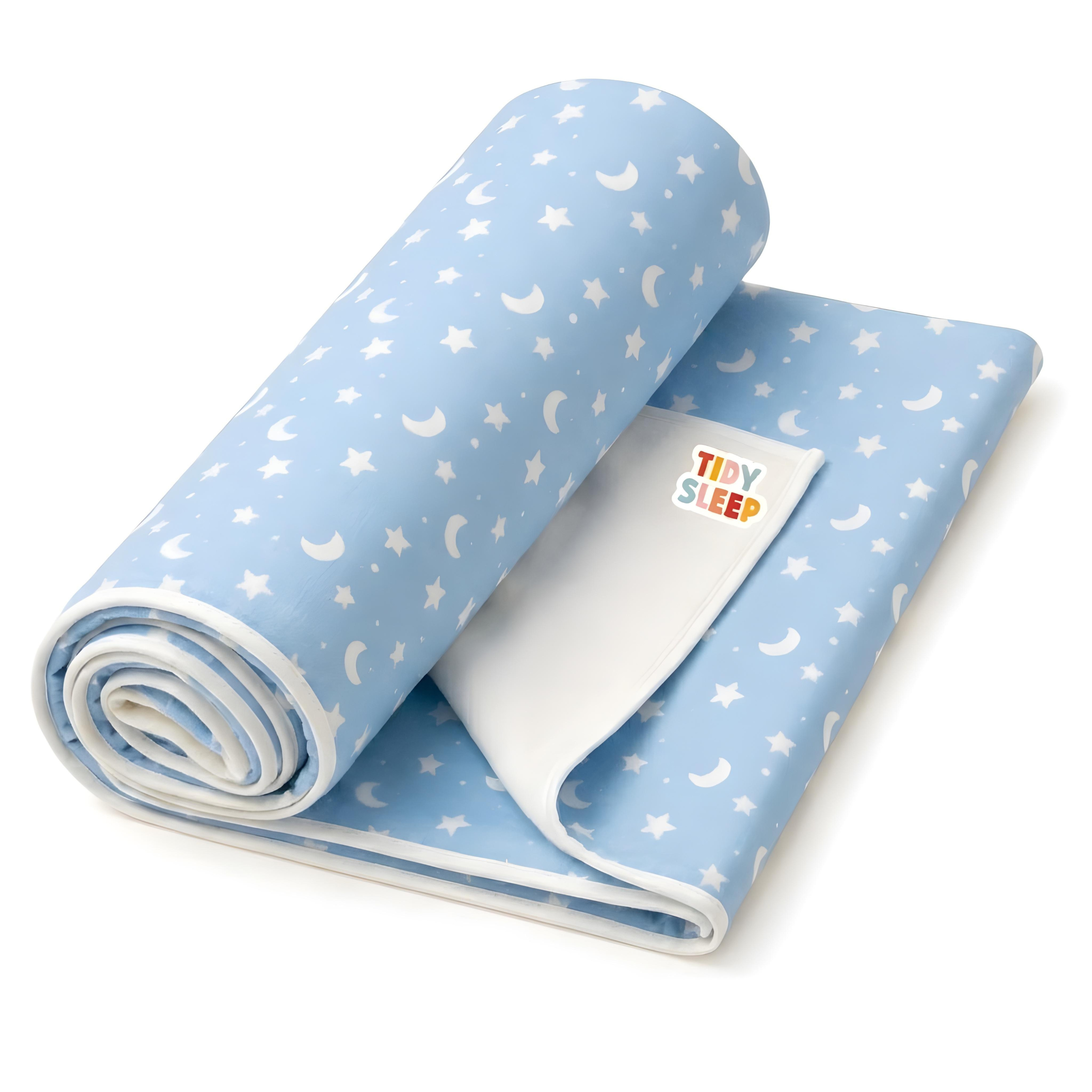 Printed Waterproof Dry Sheet - Moon Tales
