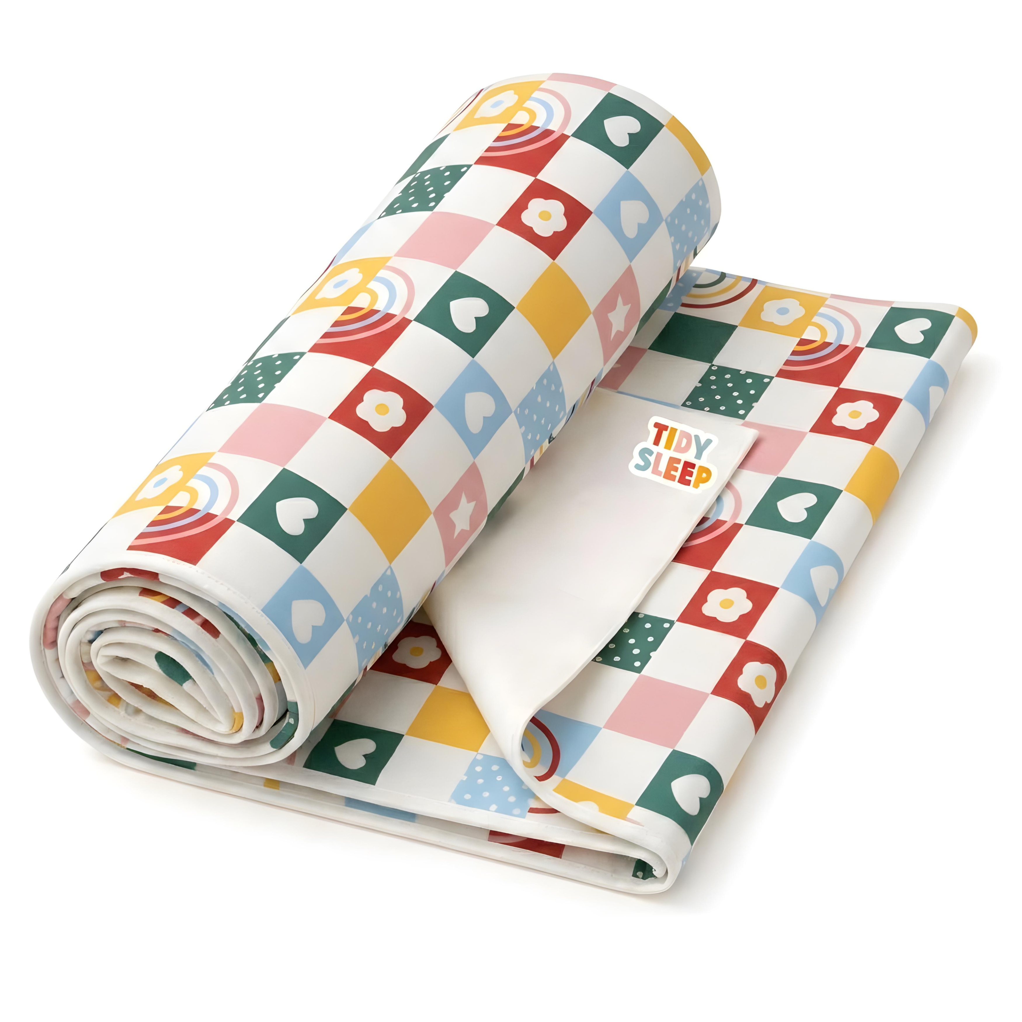 Printed Waterproof Dry Sheet - Rainbow Patch