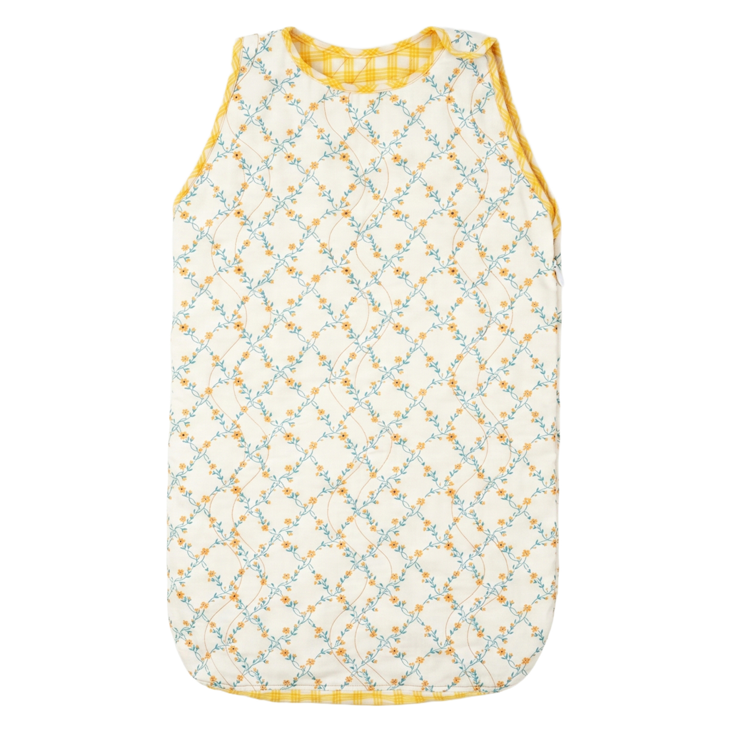 Cotton Sleep Sack with Zip - Bloom Vines