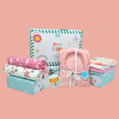 New Born Baby Essentials Box Multicolor - Pack of 4