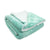 Tidy Sleep Mink Fleece Double Layered Blanket - Mint Green 90*100 cm