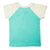 In Ocean - Half Sleeved Cotton T-Shirt, Ocean Green