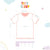 Happy Rainbow  - Half Sleeved Cotton T-Shirt - Pink