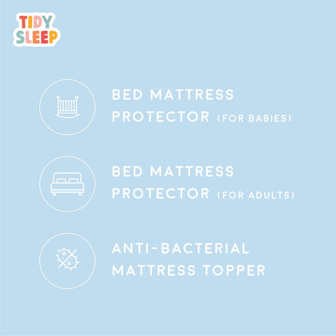 Waterproof Soft Terry Cotton Breathable Fitted Style Mattress Protector - Gray