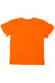 Dino Crew - Half Sleeved Cotton T-Shirt- Orange